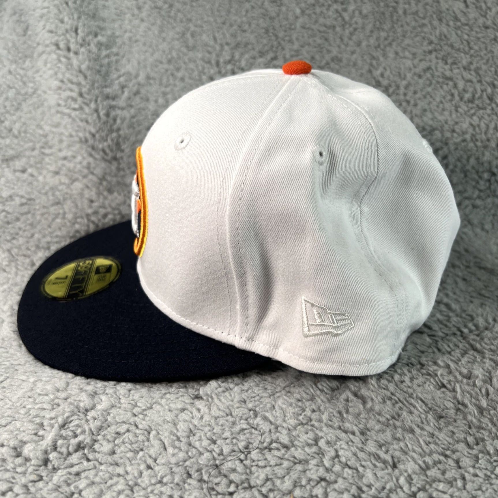 New Era VINTAGE Houston Astros 45th Anniversary 59FIFTY Fitted Hat White 7 5/8 New Era Men Baseball Cap 4UCAPS LE 4UCAPS LE 5/8 NEW Size ONE SIZE - 4 Thumbnail
