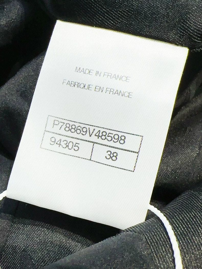 Chanel Chanel 25C early spring show black silk ripple sleeveless Size 25" / US 0 / IT 36 - 6 Thumbnail