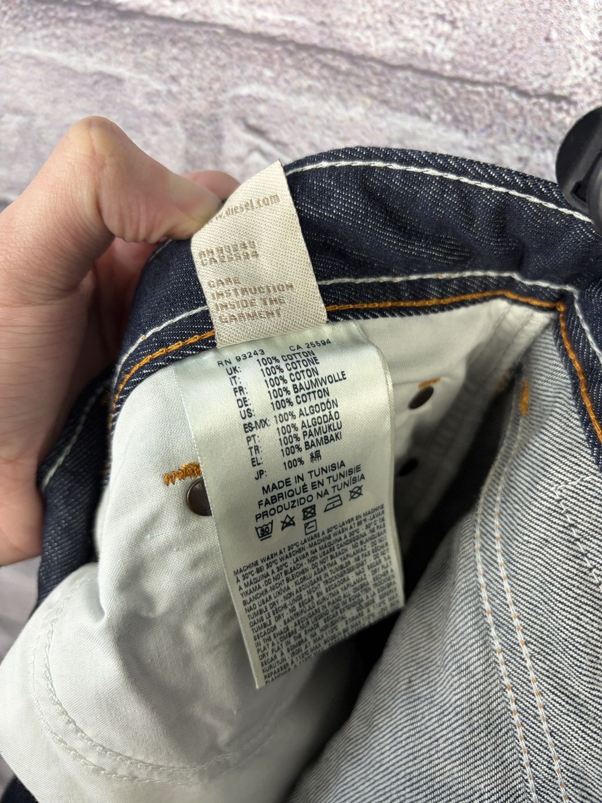 Diesel Vintage rare jeans Diesel industry denim pants Size US 32 / EU 48 - 11 Thumbnail