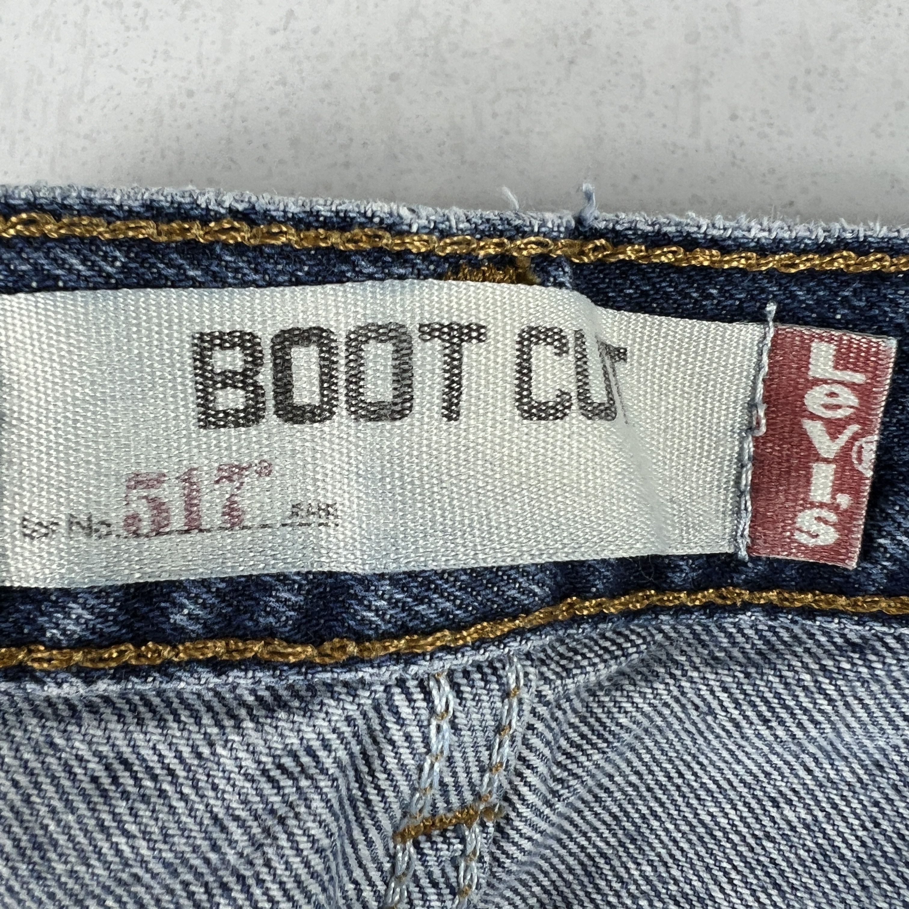 Levi's Y2K Levi's Jeans 517 Boot Cut Blue Faded Cotton Denim Size US 36 / EU 52 - 8 Thumbnail