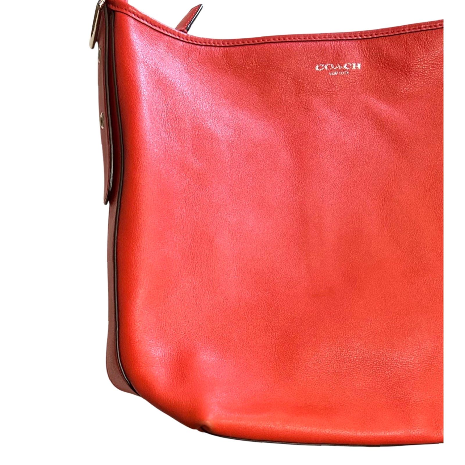 Coach COACH Shoulder Bag Duffle Legacy Leather Orange Purse Tassels 19889 Women's Size ONE SIZE - 5 Thumbnail