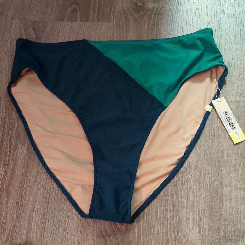 Other Summersalt Seaglass & Seaweed The Diag. Swim Bottoms Size 16 Size ONE SIZE - 2 Thumbnail