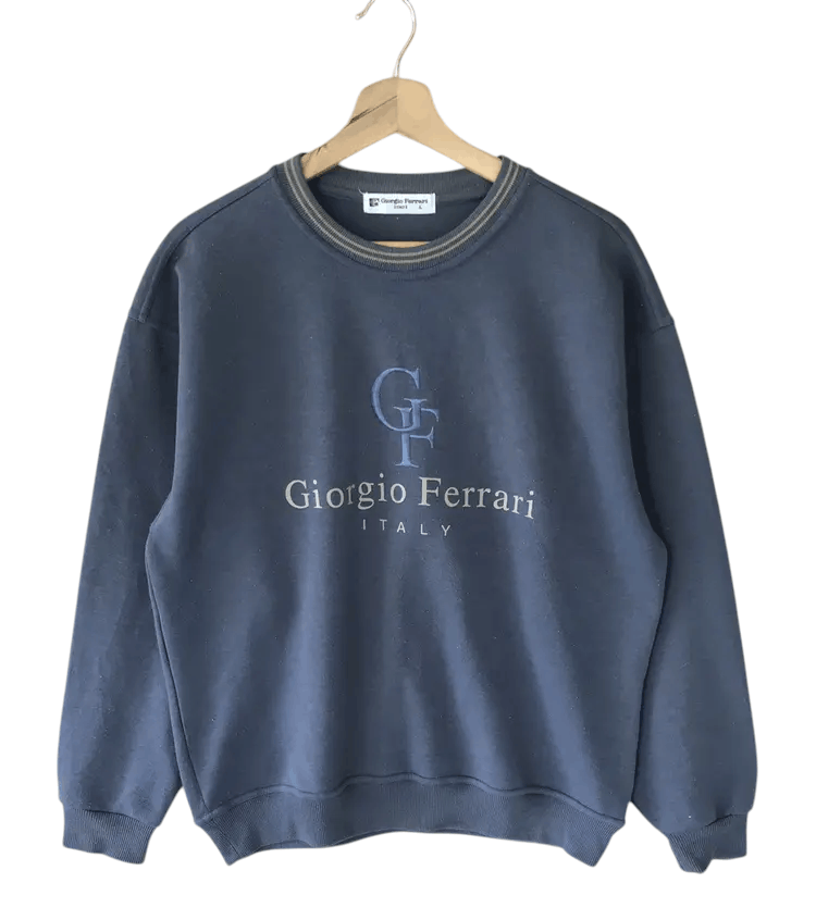 Ferrari Vintage Giorgio Ferrari Italy Sweatshirts Size US L / EU 52-54 / 3 - 1 Thumbnail