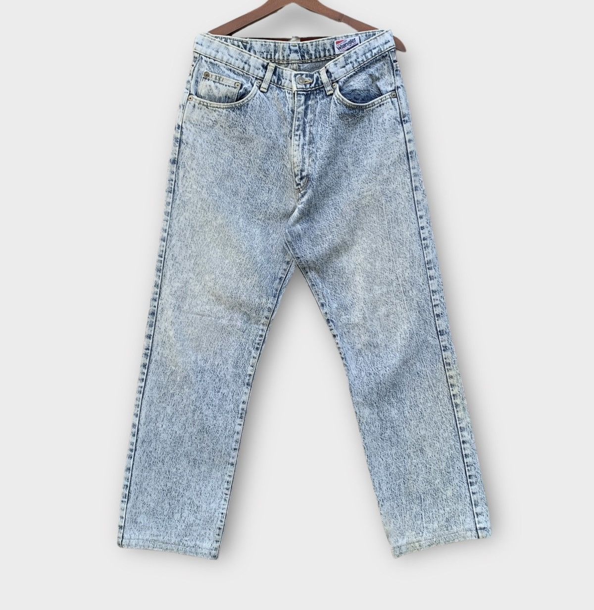 Wrangler Vintage Wrangler X Valvoline Acid Wash Jeans Pant Size US 32 / EU 48 - 2 Thumbnail