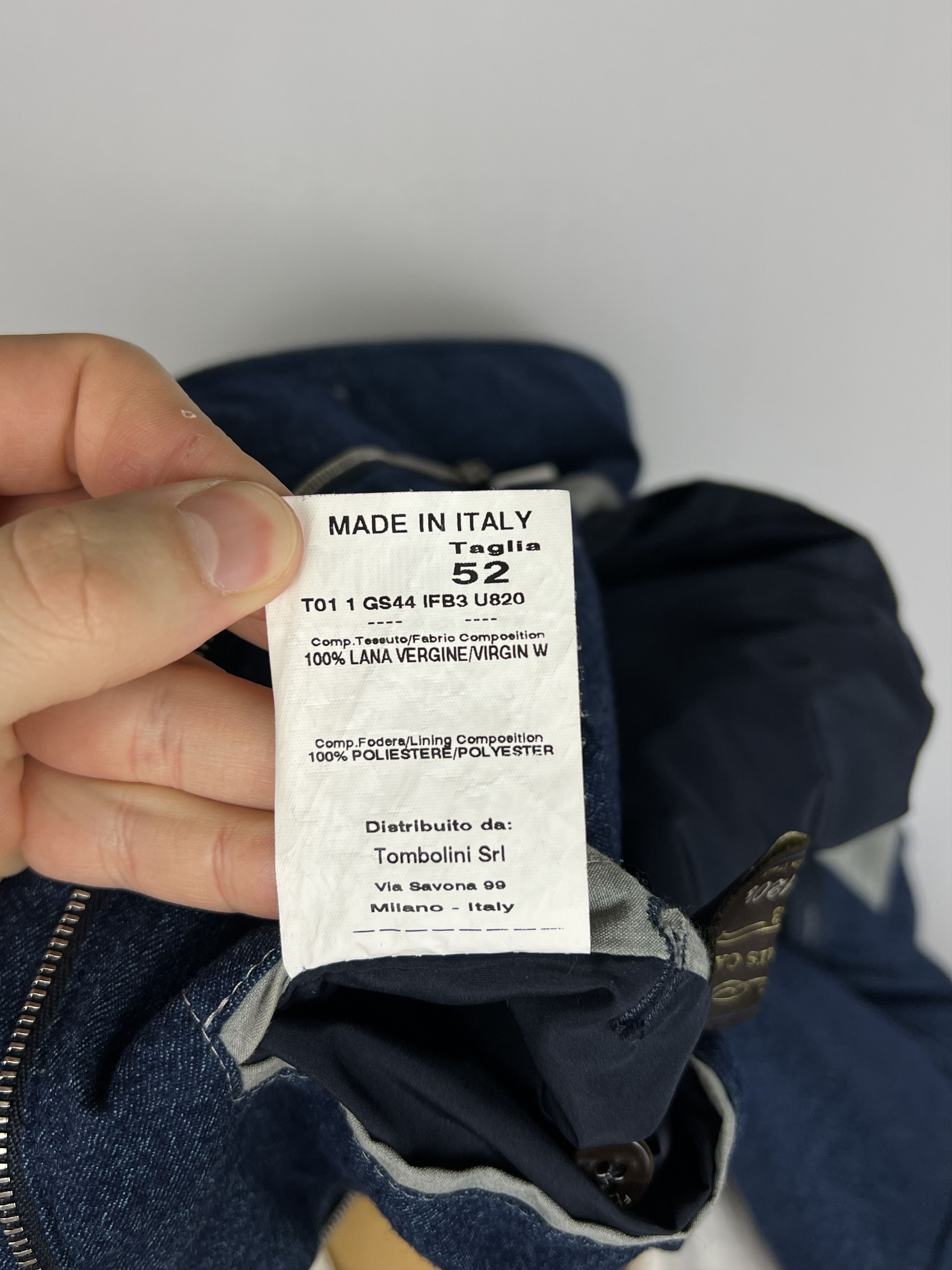 Tombolini x Vitale Barberis Pure Wool Insulated Blazer-Type Jacket Size US L / EU 52-54 / 3 - 20 Thumbnail