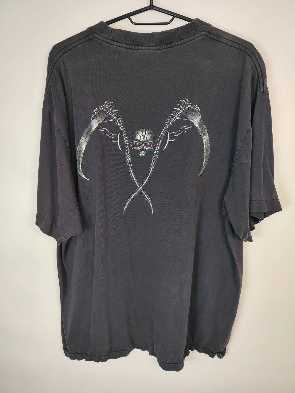 Other ROCK EAGLE Grim Reaper Biker 2 Sided Tee Shirt Size XL Size US XL / EU 56 / 4 - 4 Thumbnail