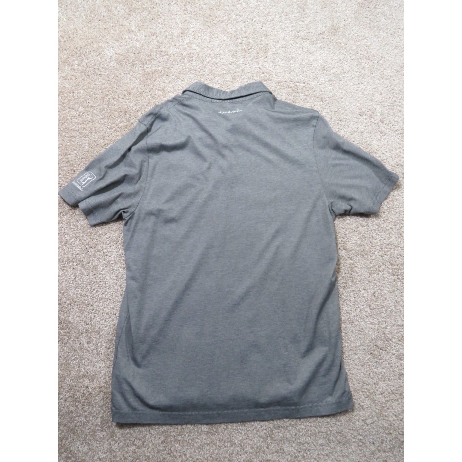 TravisMathew Travis Mathew Polo Shirt Men L Gray White Logo Golf Casual Size US L / EU 52-54 / 3 - 6 Thumbnail