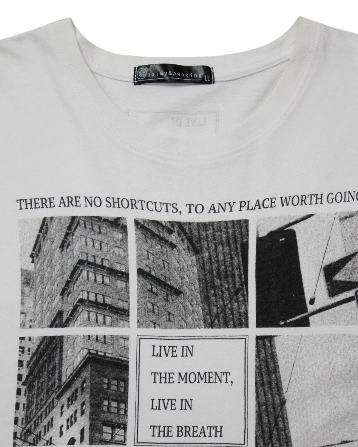 Japanese Brand BALMY & AWALKING GRAPHIC TEE Size US L / EU 52-54 / 3 - 2 Thumbnail