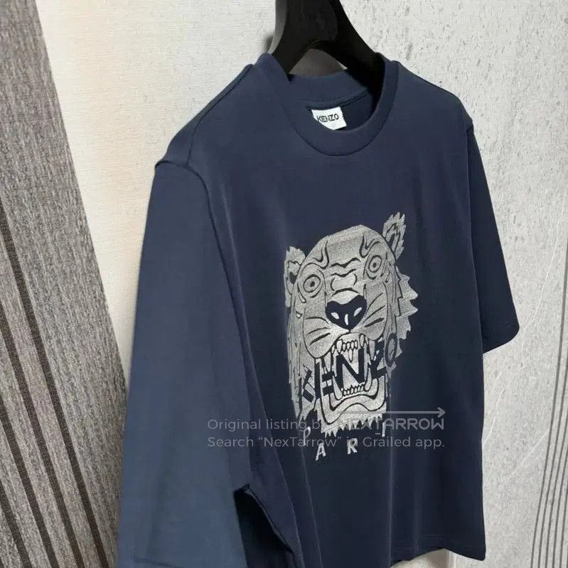 Kenzo KENZO Summer Navy Blue Logo Men's T-Shirt . Size US M / EU 48-50 / 2 - 3 Thumbnail