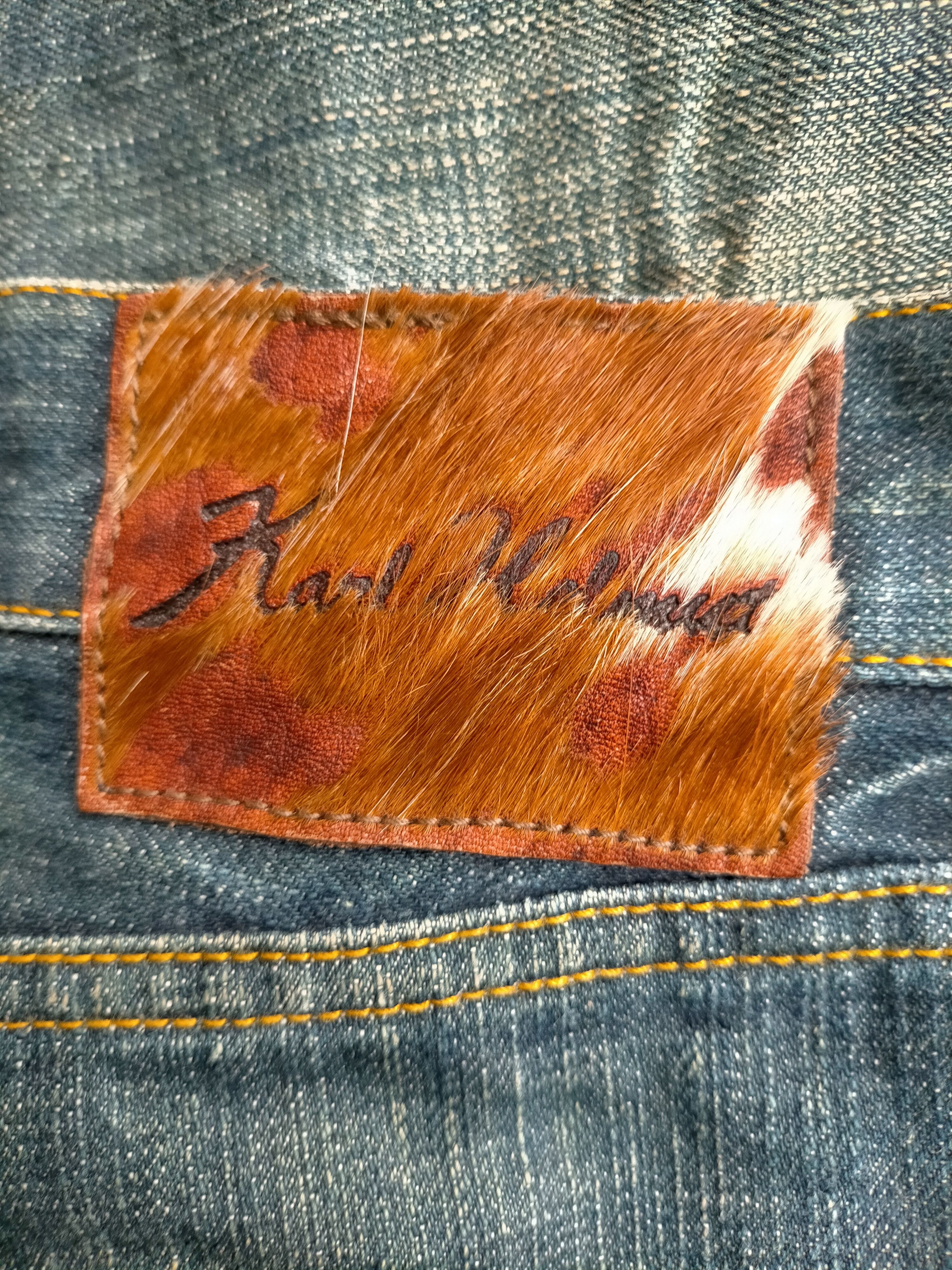 Japanese Brand Karl Helmut Hagi Patchwork Jeans Size US 34 / EU 50 - 24 Thumbnail