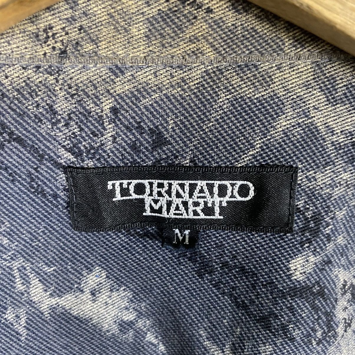 Le Grande Bleu (L.G.B.) × Tornado Mart Vintage Tornado Mart Tie Dye Shirt M Size Grey/Black Colour Size US M / EU 48-50 / 2 - 8 Thumbnail