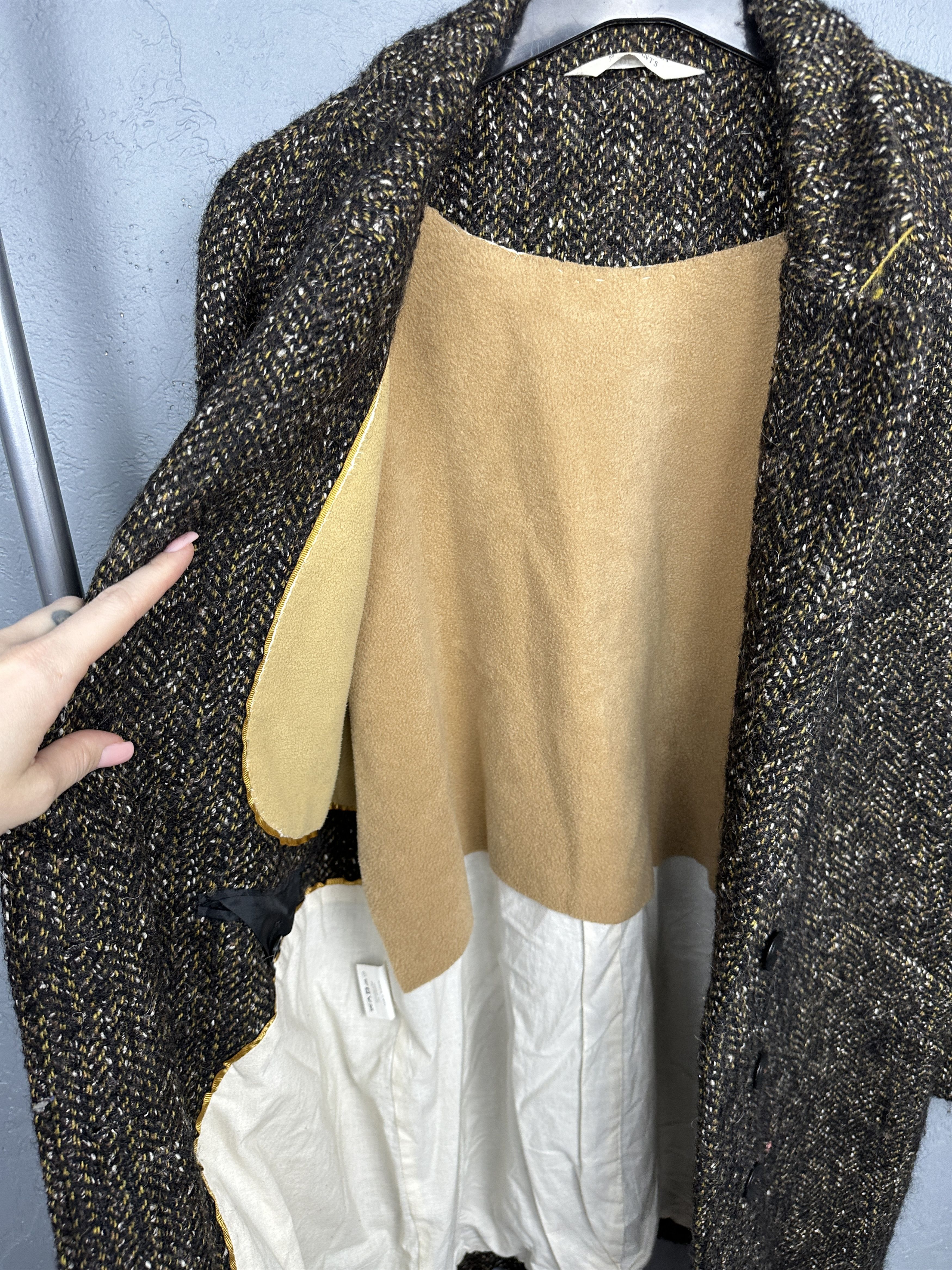 Chloe Chloe Stora Womens Wool Long Coat Made In Romania Size XL / US 12-14 / IT 48-50 - 6 Thumbnail