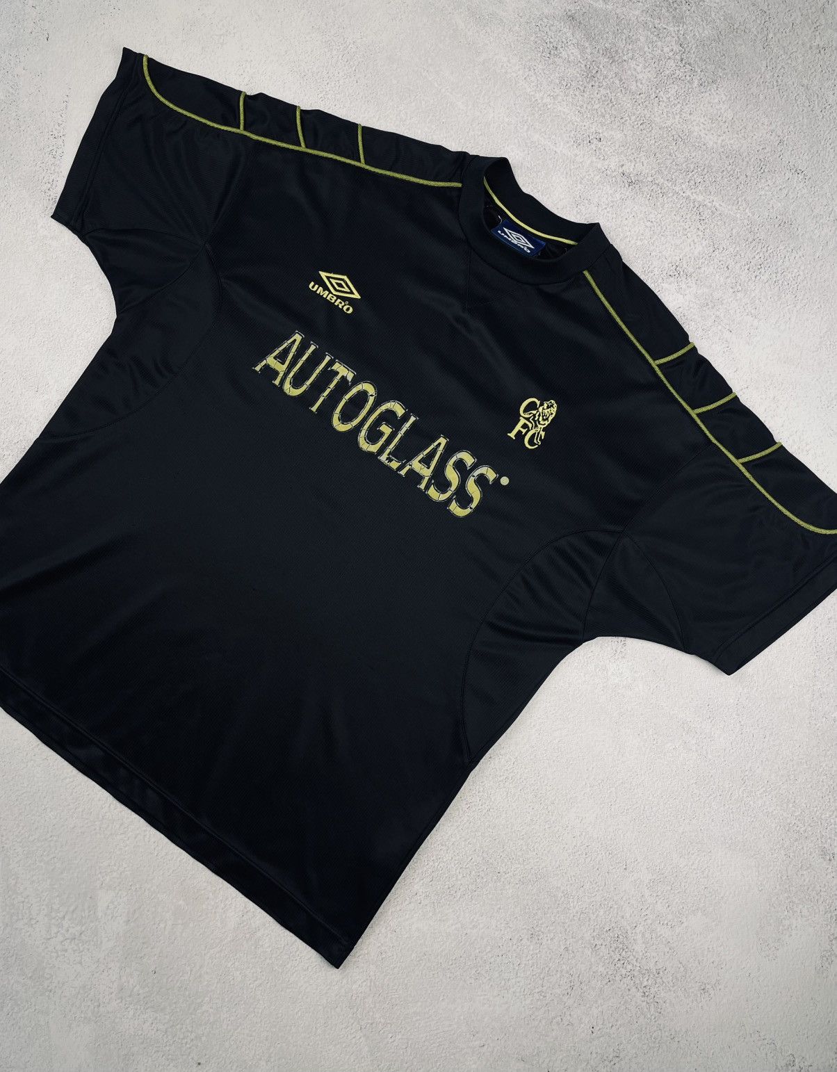 Chelsea Soccer Chelsea FC 1999/2000 Umbro Away Football ShirtAutoglass Size US L / EU 52-54 / 3 - 2 Thumbnail