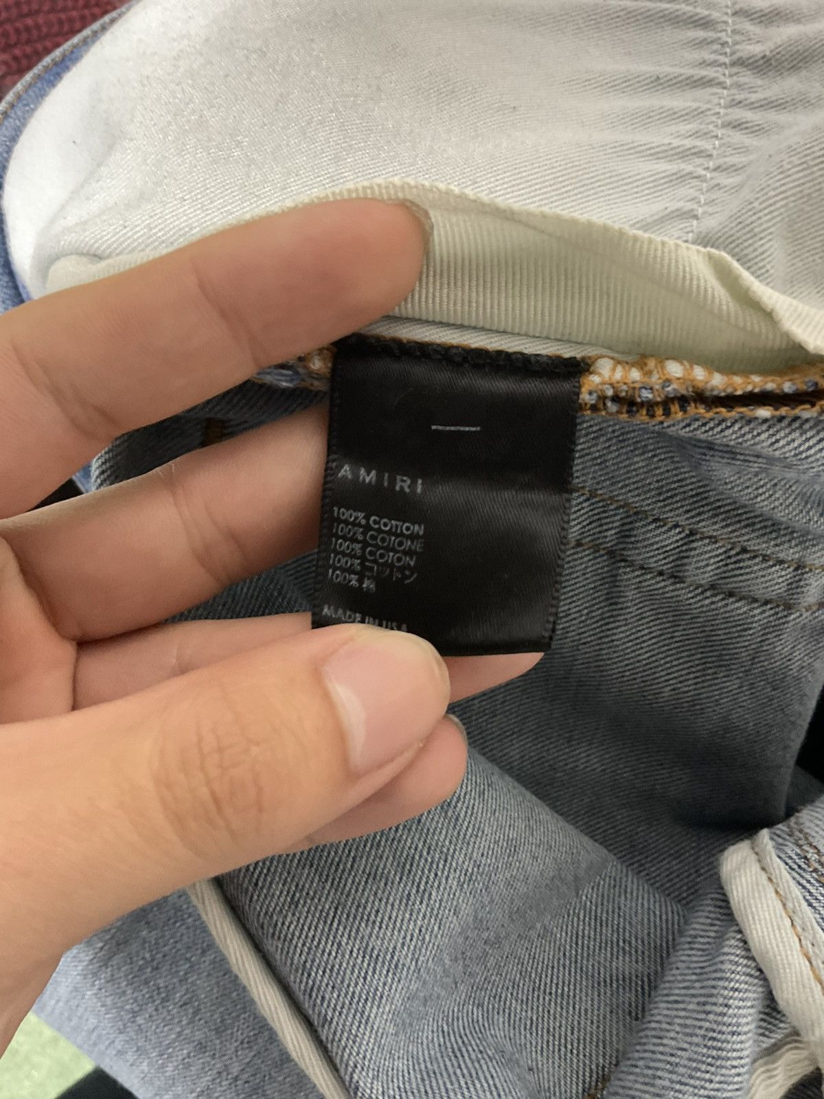 Amiri Amiri mx1 brown patch Size US 34 / EU 50 - 5 Thumbnail