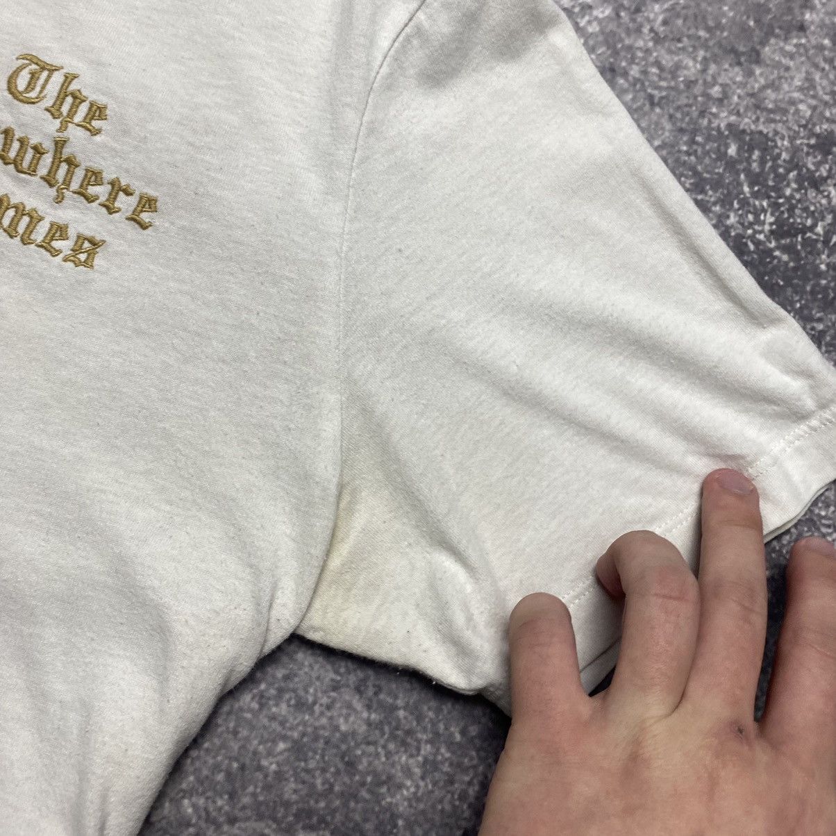 Allsaints Designer All Saints Big logo The Nowhere times y2k tee Size US M / EU 48-50 / 2 - 5 Thumbnail