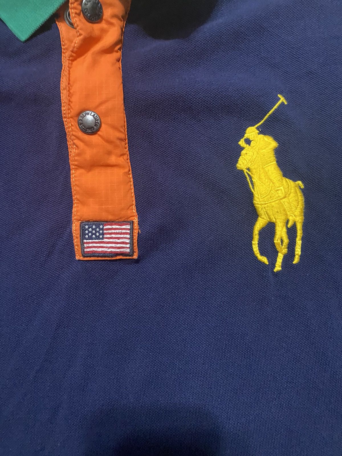 Polo Ralph Lauren × RRL Ralph Lauren Crazy Vintage Ralph Lauren Polo Big Pony XL Tall Size US XL / EU 56 / 4 - 2 Thumbnail