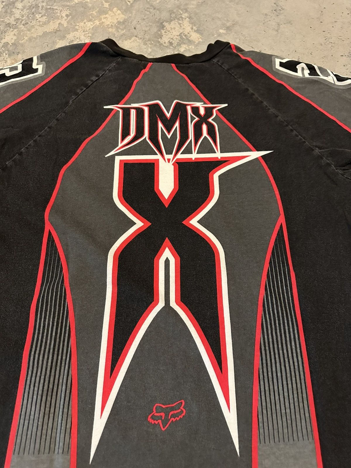Fox Racing × Rap Tees × Vintage Vintage 2000 Fox Racing DMX Motorcross Jersey Size XL Size US XL / EU 56 / 4 - 3 Thumbnail