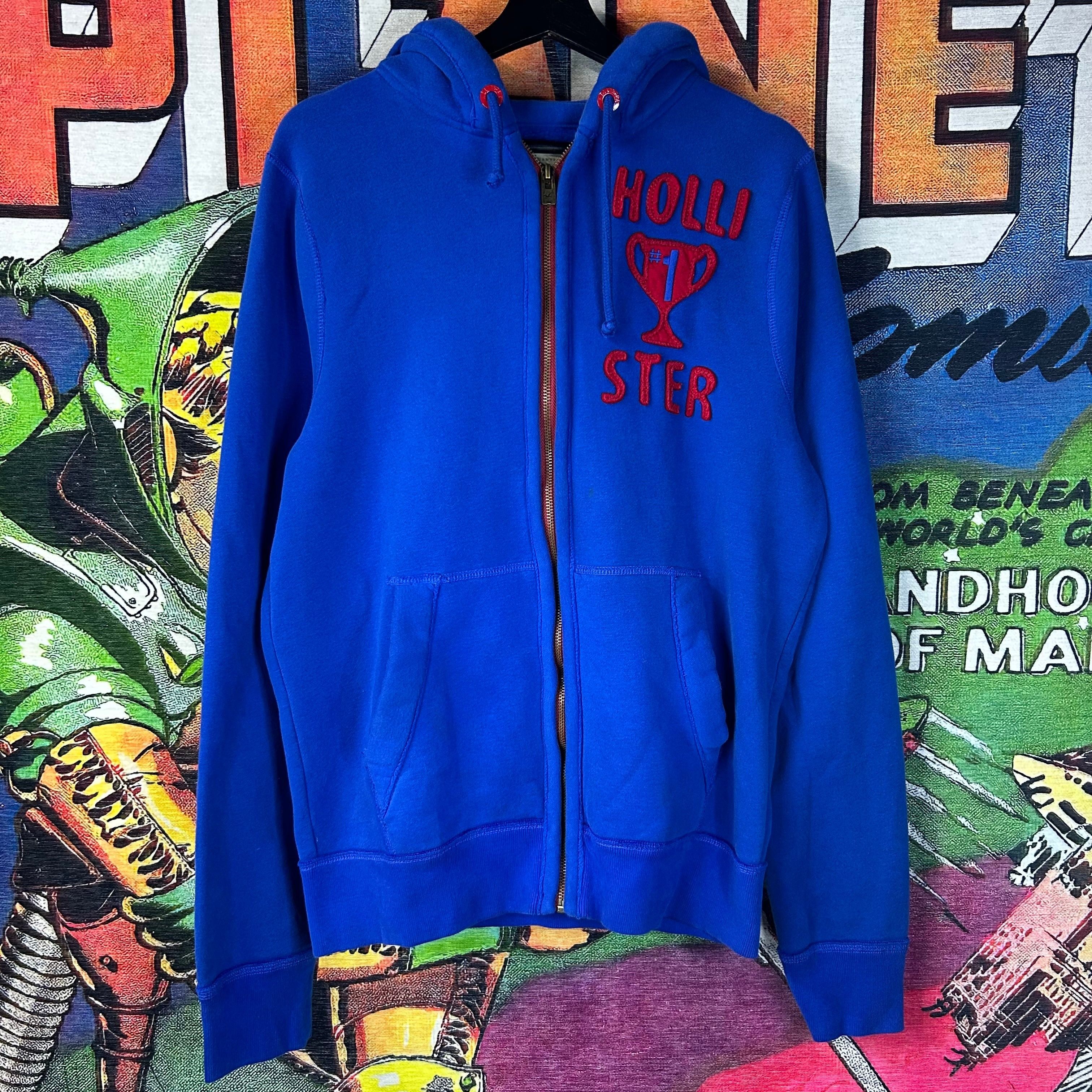 Y2K Hollister Trophy Hoodie Size XL