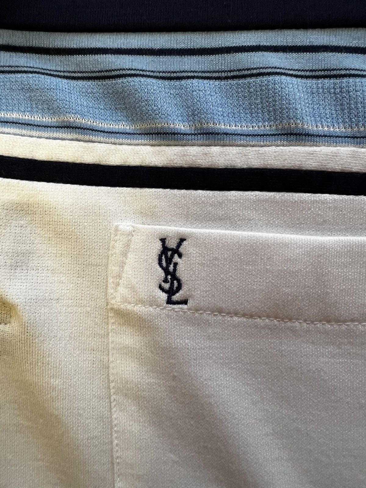 Vintage × Yves Saint Laurent Yves Saint Laurent polo t-shirt rare luxury vintage 80’s Size US M / EU 48-50 / 2 - 8 Thumbnail