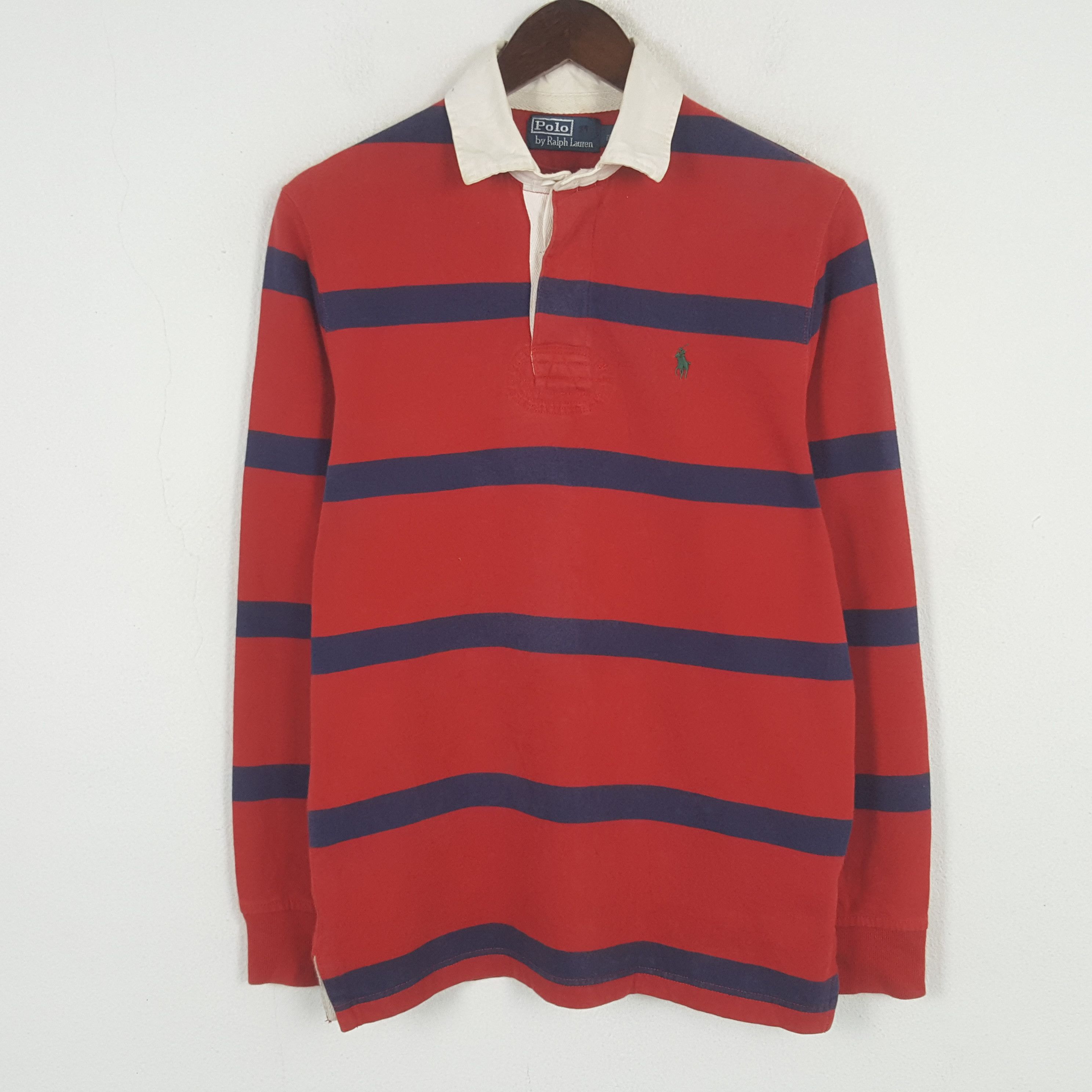 Polo Ralph Lauren Vintage Polo Ralph Lauren Striped Polo Shirt Size US M / EU 48-50 / 2 - 1 Thumbnail