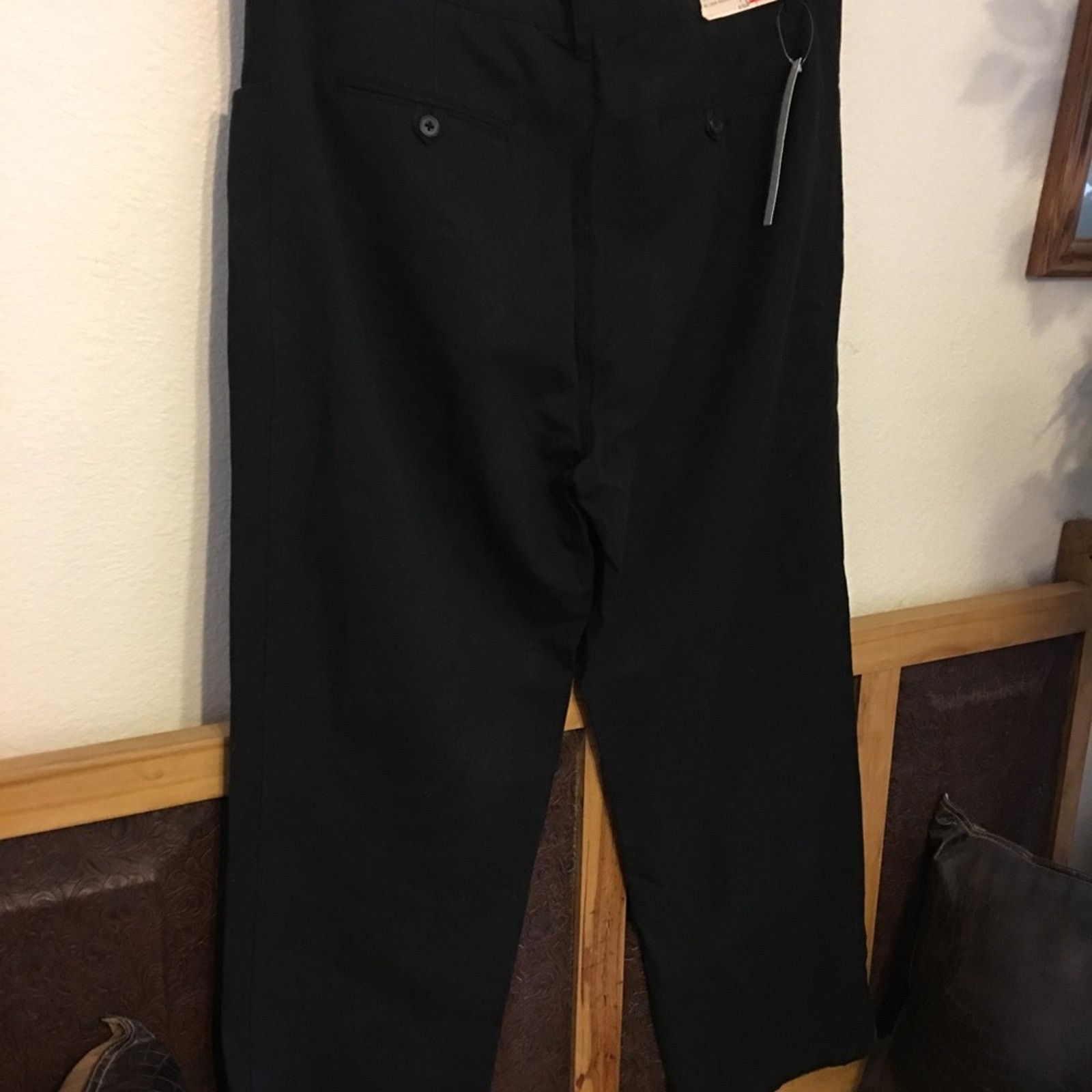 Perry Ellis Perry Ellis men’s black principle slacks NWT 38/30 Size US 38 / EU 54 - 6 Thumbnail
