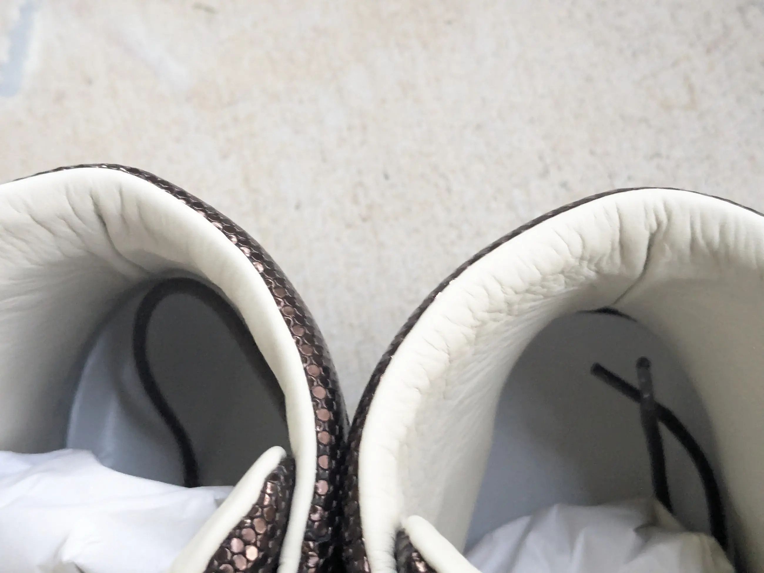 Maison Margiela Maison Margiela Brown 8 41 Metallic High Tops Leather Size US 8 / EU 41 - 9 Thumbnail