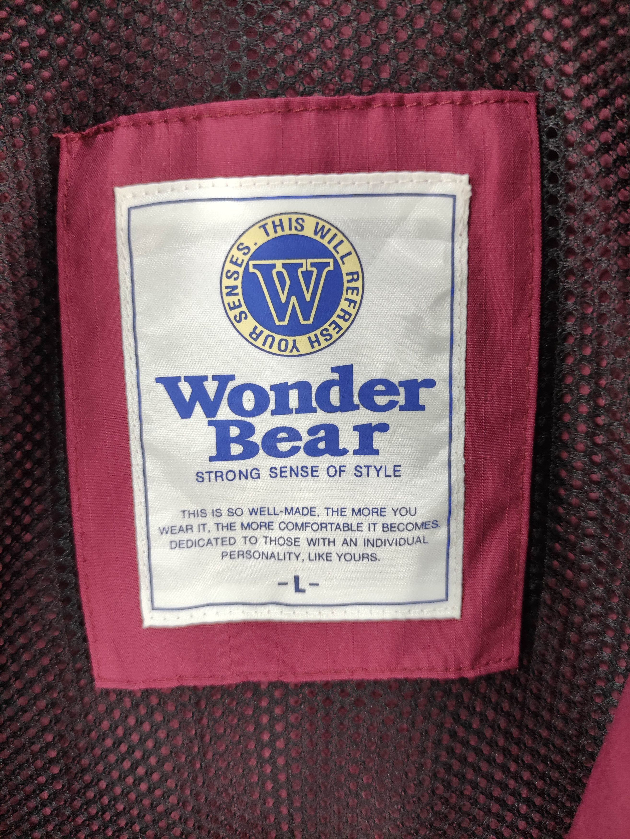 Japanese Brand Vintage Wonder Bear Windbreaker Jacket With Hoodie Size US L / EU 52-54 / 3 - 2 Thumbnail