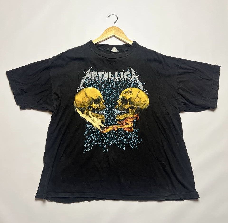 Brockum RARE 1991 Metallica "Sad But True" Tour Shirt Pushead Size US XL / EU 56 / 4 - 3 Thumbnail