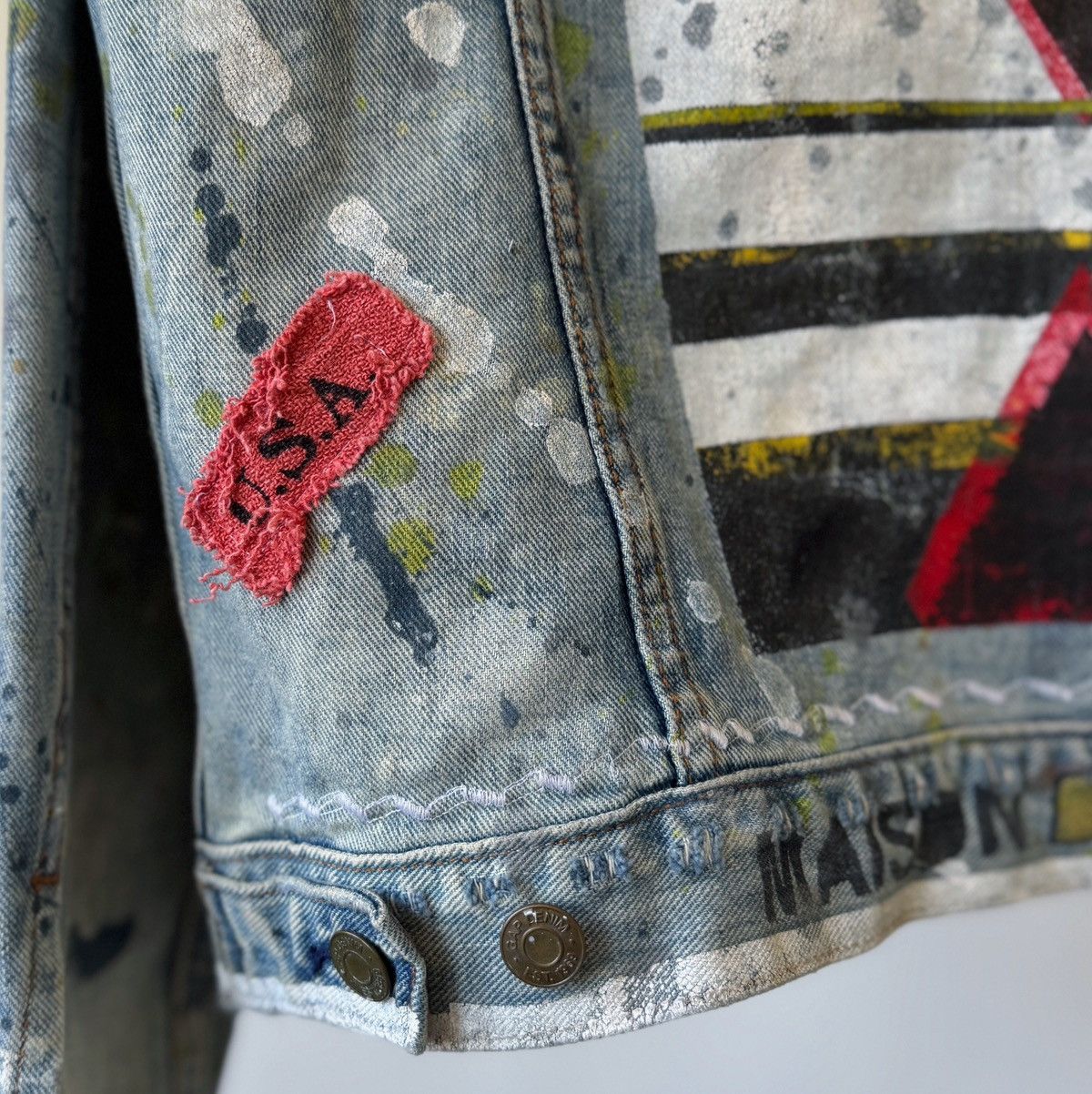 Gap GAP Artist-Customized Denim Jacket – Men’s M Size US M / EU 48-50 / 2 - 6 Thumbnail