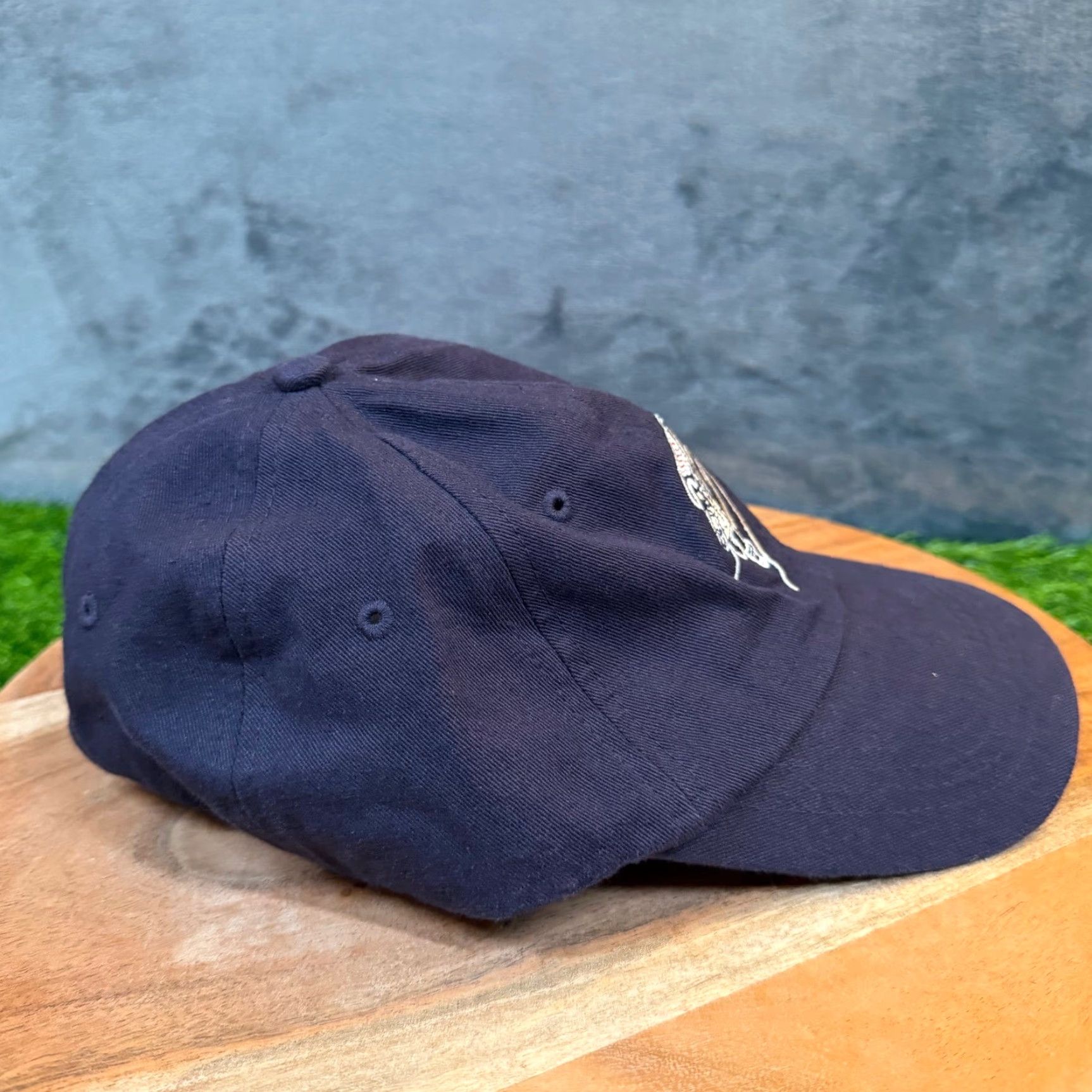 Vintage Tunnel to Towers 9/11 Memorial Hat Blue Adjustable Strapback Cap Mens Baseball Cap Navy Blue Cotton Twill Adjustable Breathable Lightweight Hat Size ONE SIZE - 4 Thumbnail