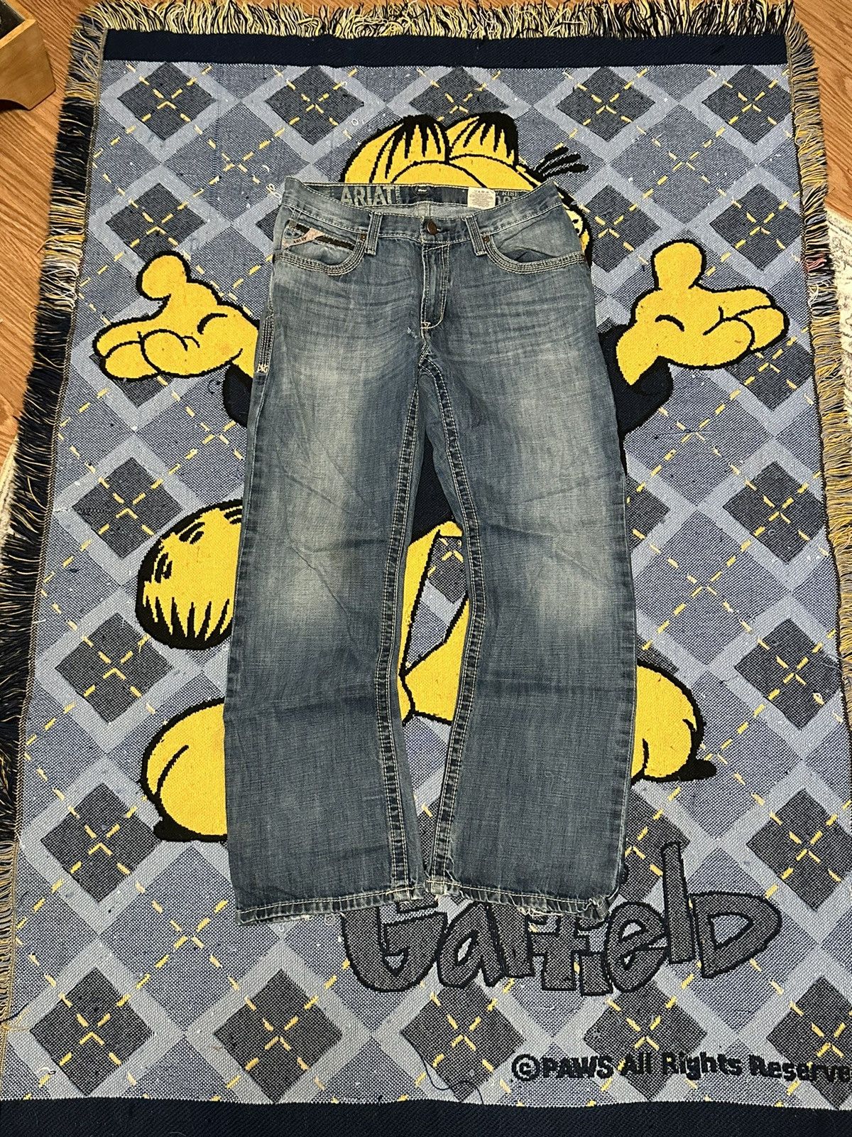 Ariat Vintage Ariat M4 FR Lowrise Bootcut Denim Jeans Size US 30 / EU 46 - 1 Thumbnail