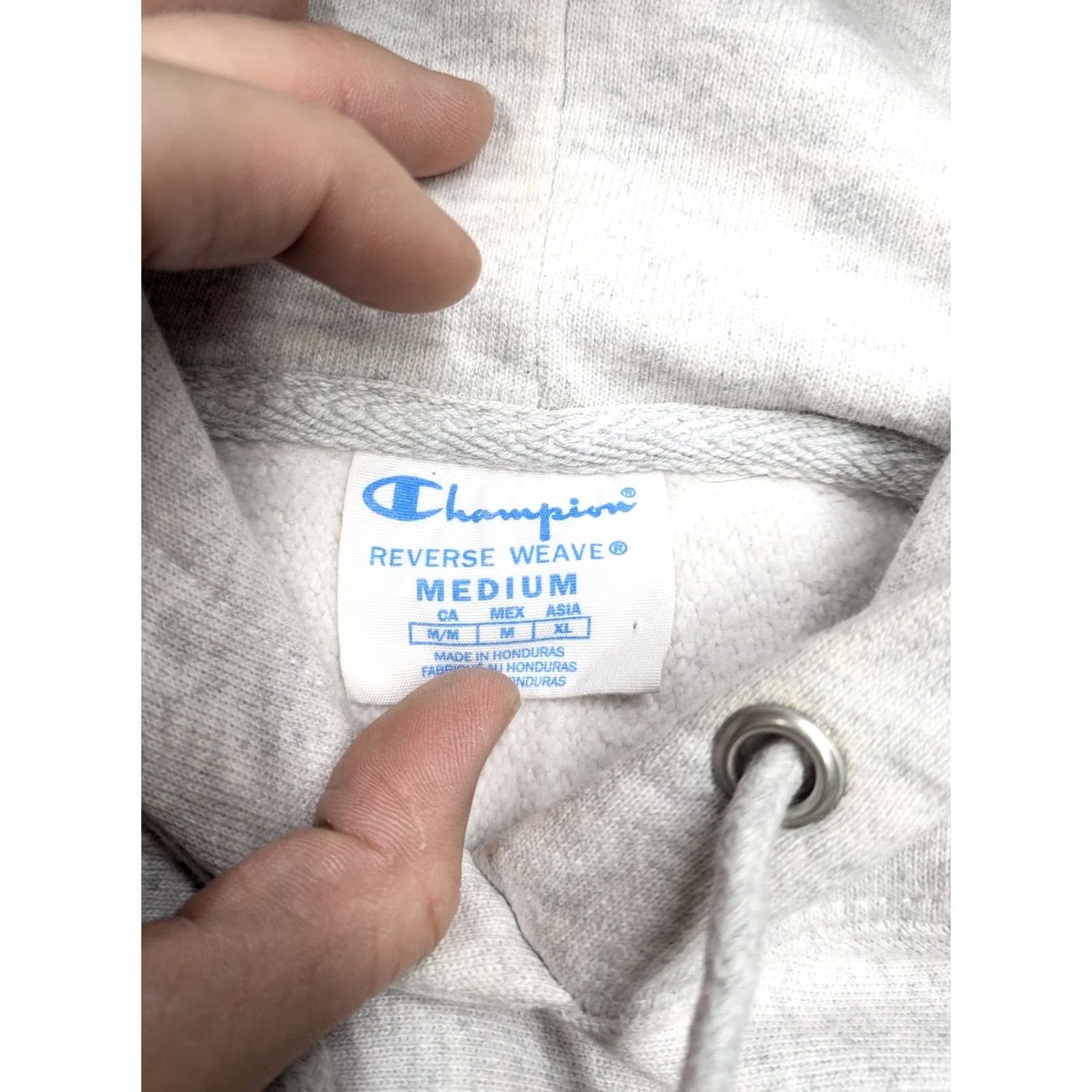 Champion Champion Reverse Weave Hoodie Womens M Medium Gray Pullover y2k 90s Size M / US 6-8 / IT 42-44 - 4 Thumbnail
