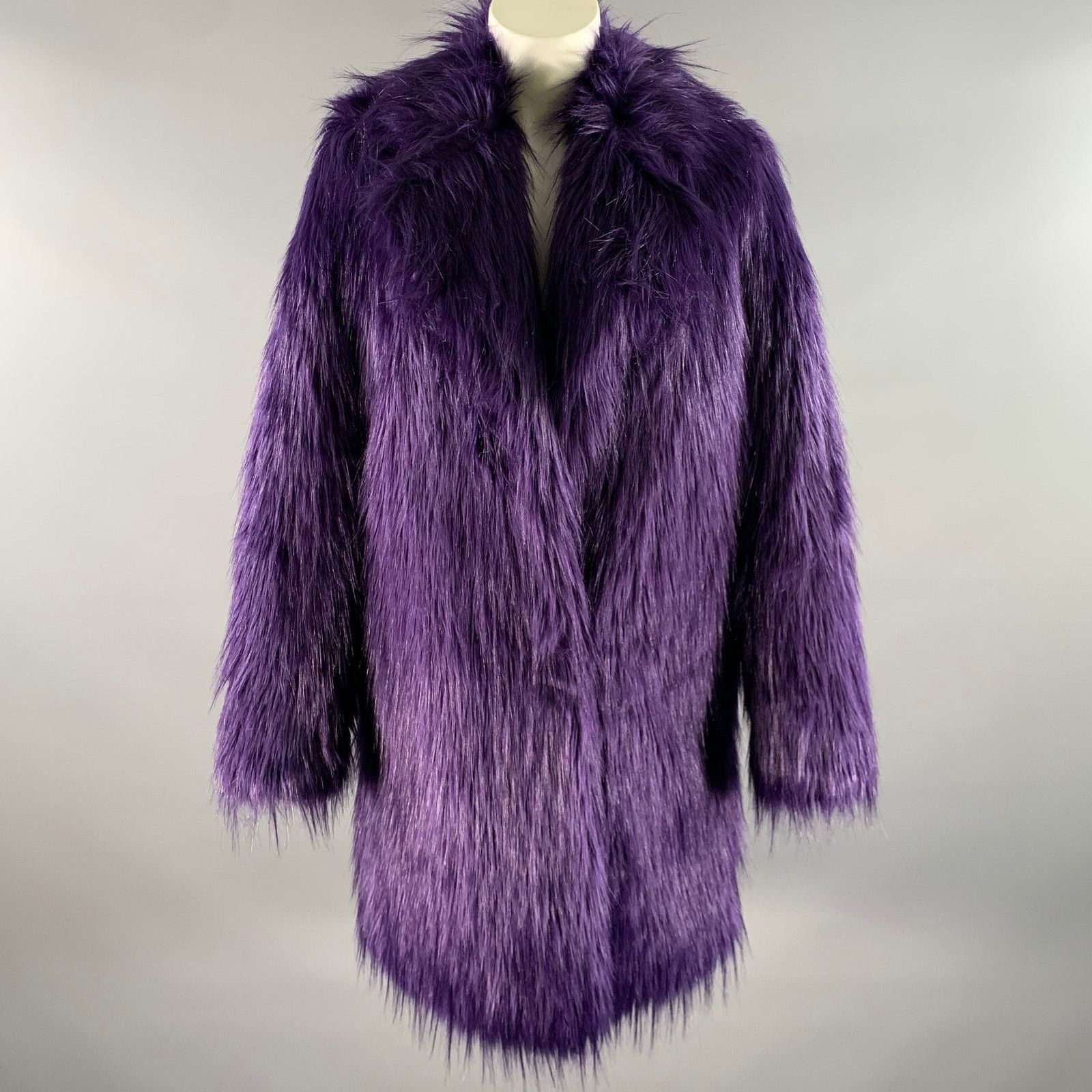 Michael Kors MICHAEL by MICHAEL KORS S Faux Fur Modacrylic Blend Coat Size S / US 4 / IT 40 - 1 Thumbnail
