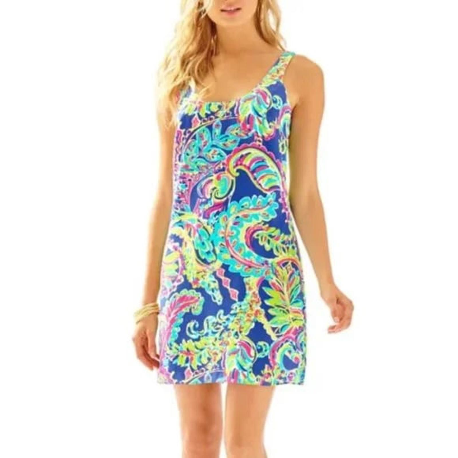 Other Lilly Pulitzer Poppy Scoop Neck Tank Dress Size XXS Size XXS / US 00 / IT 34 - 2 Thumbnail