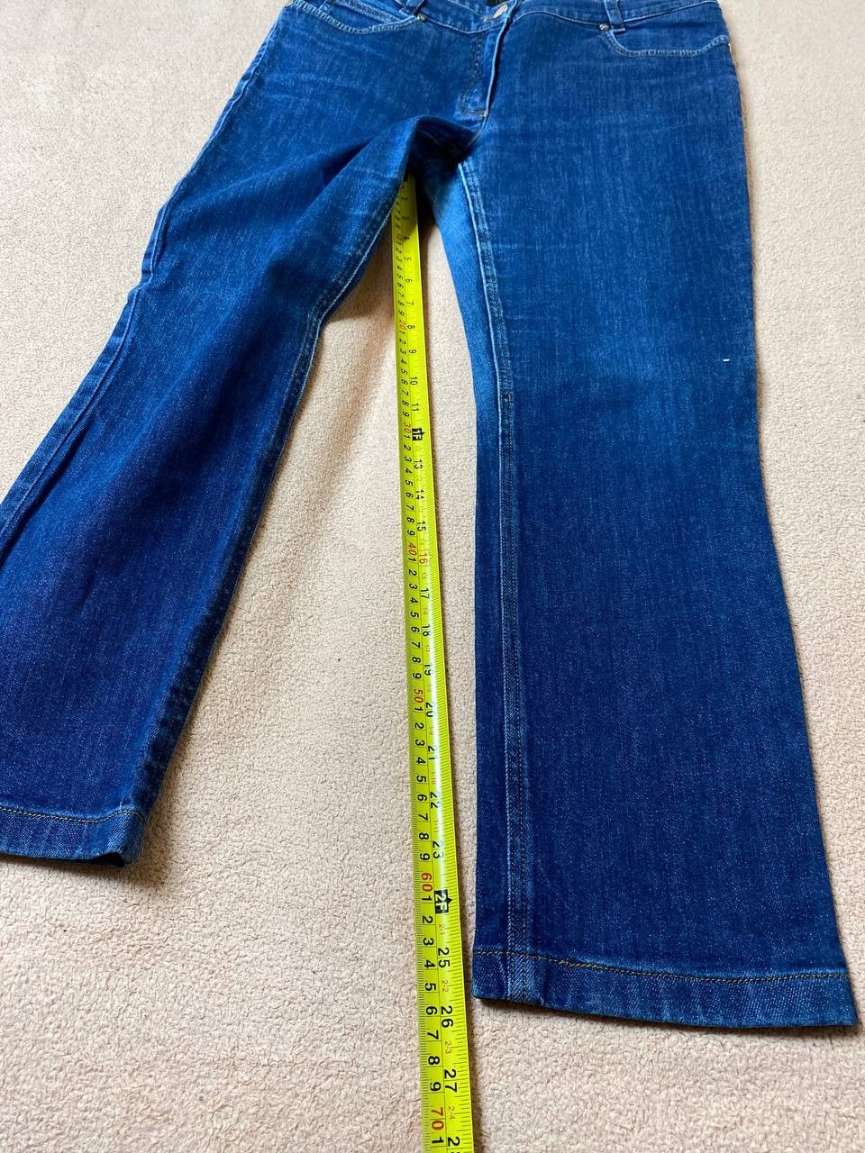 Escada × Vintage Vintage Y2K faded blue washed baggy wide leg jeans Size 40" / US 18 - 18 Thumbnail