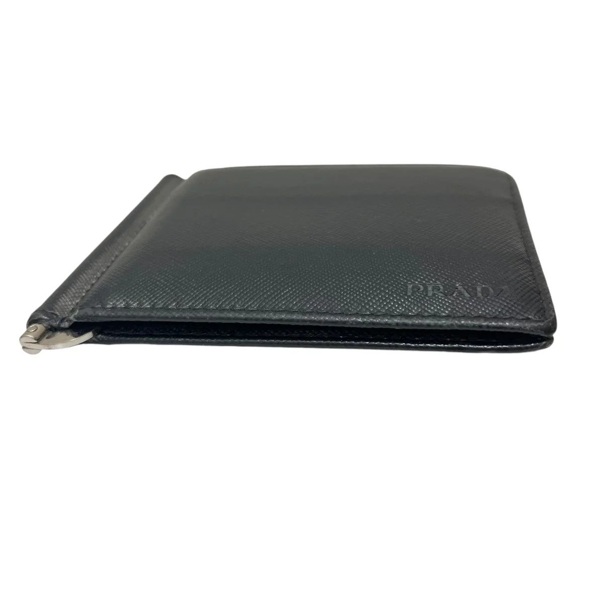 Prada Logo Leather Bi-fold Wallet Size ONE SIZE - 3 Thumbnail