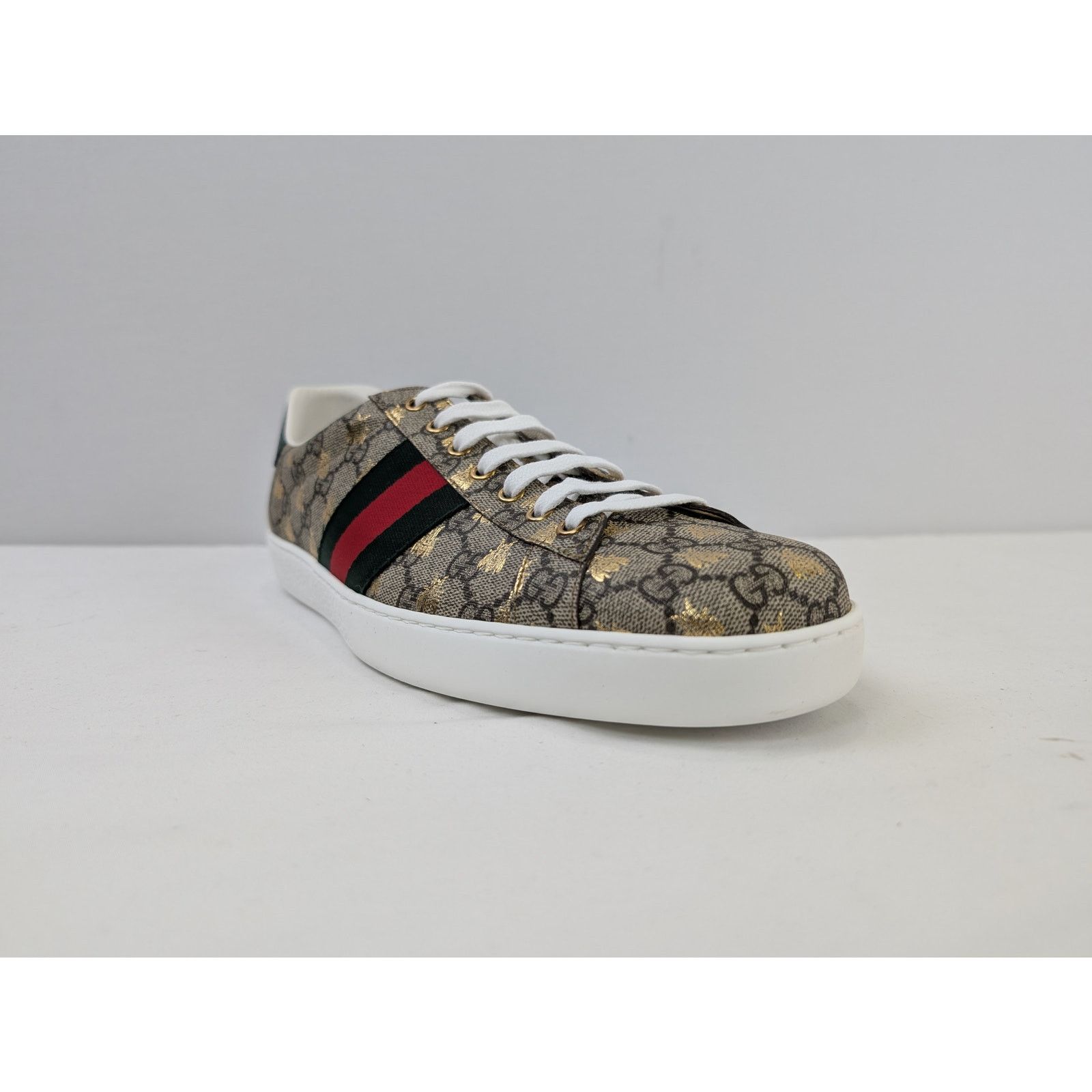 Gucci o1rshd1 Men's Ace GG Supreme sneaker with bees in Multicolor Size US 13 / EU 46 - 2 Thumbnail