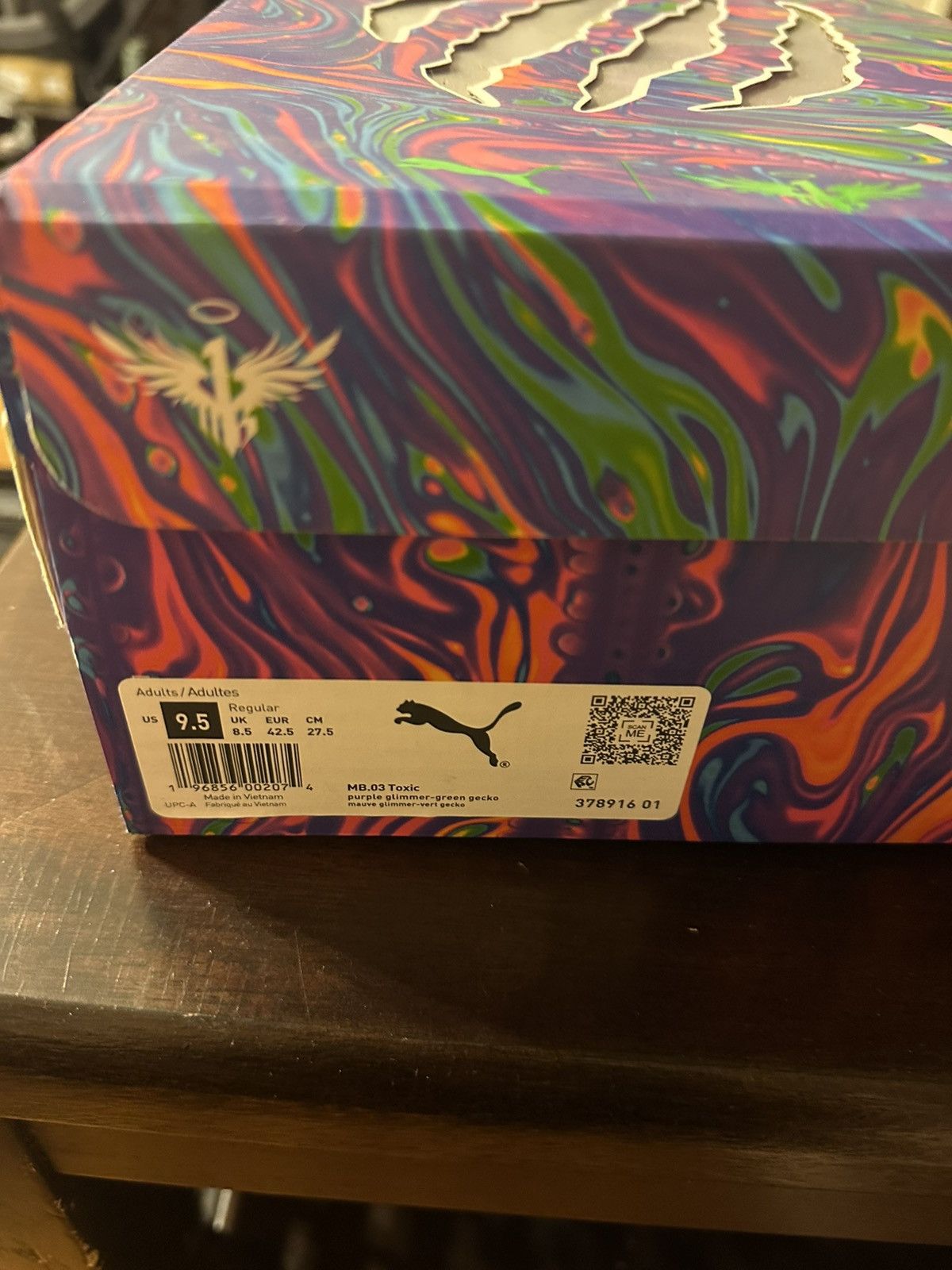 Puma Puma MB.03 LaMelo Ball “Toxic” Purple/Green 9.5 OriginalBox Size US 9.5 / EU 42-43 - 4 Thumbnail