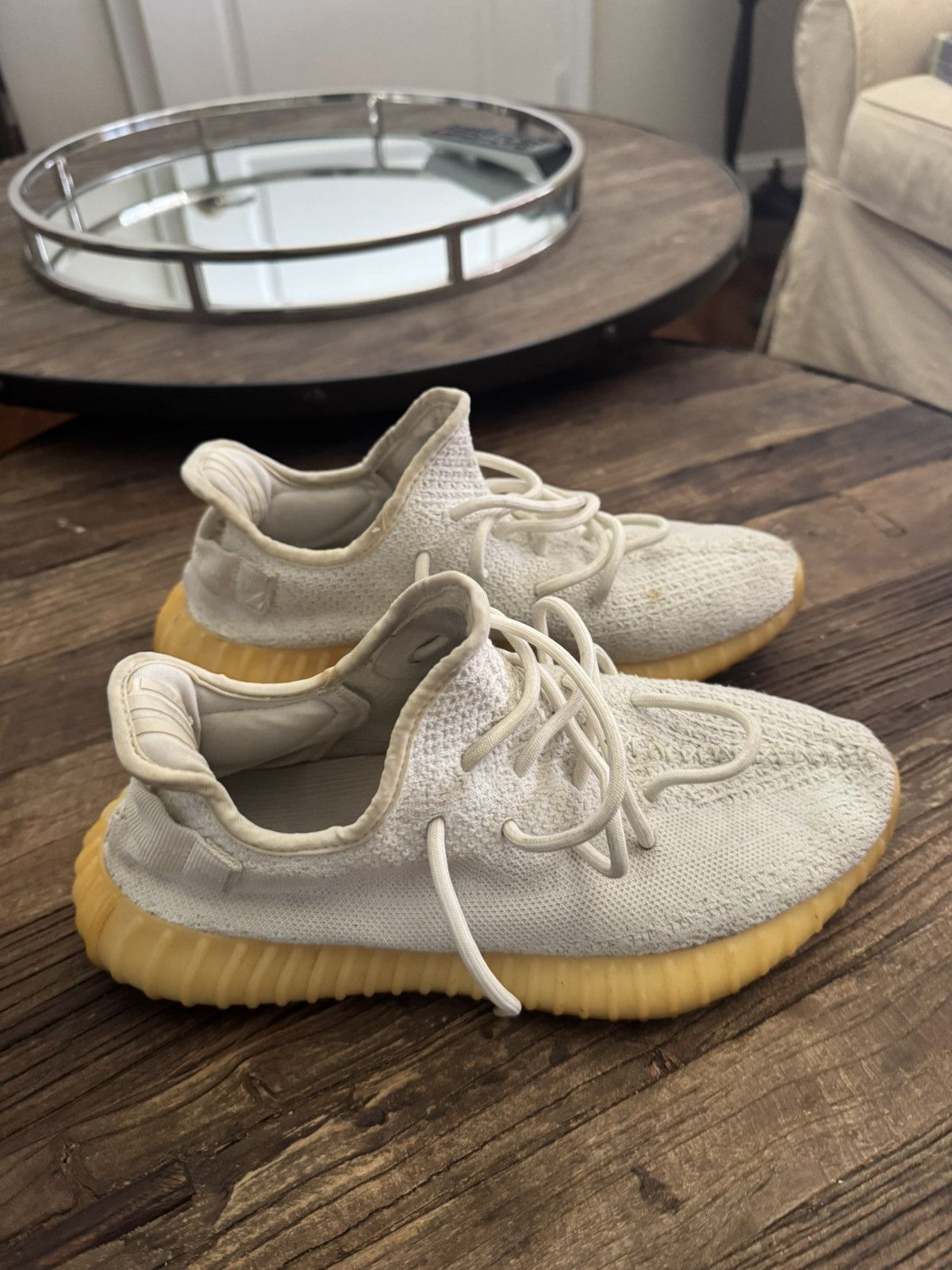 Yeezy Yeezy 350 v2 cream white Size US 9.5 / EU 42-43 - 3 Thumbnail