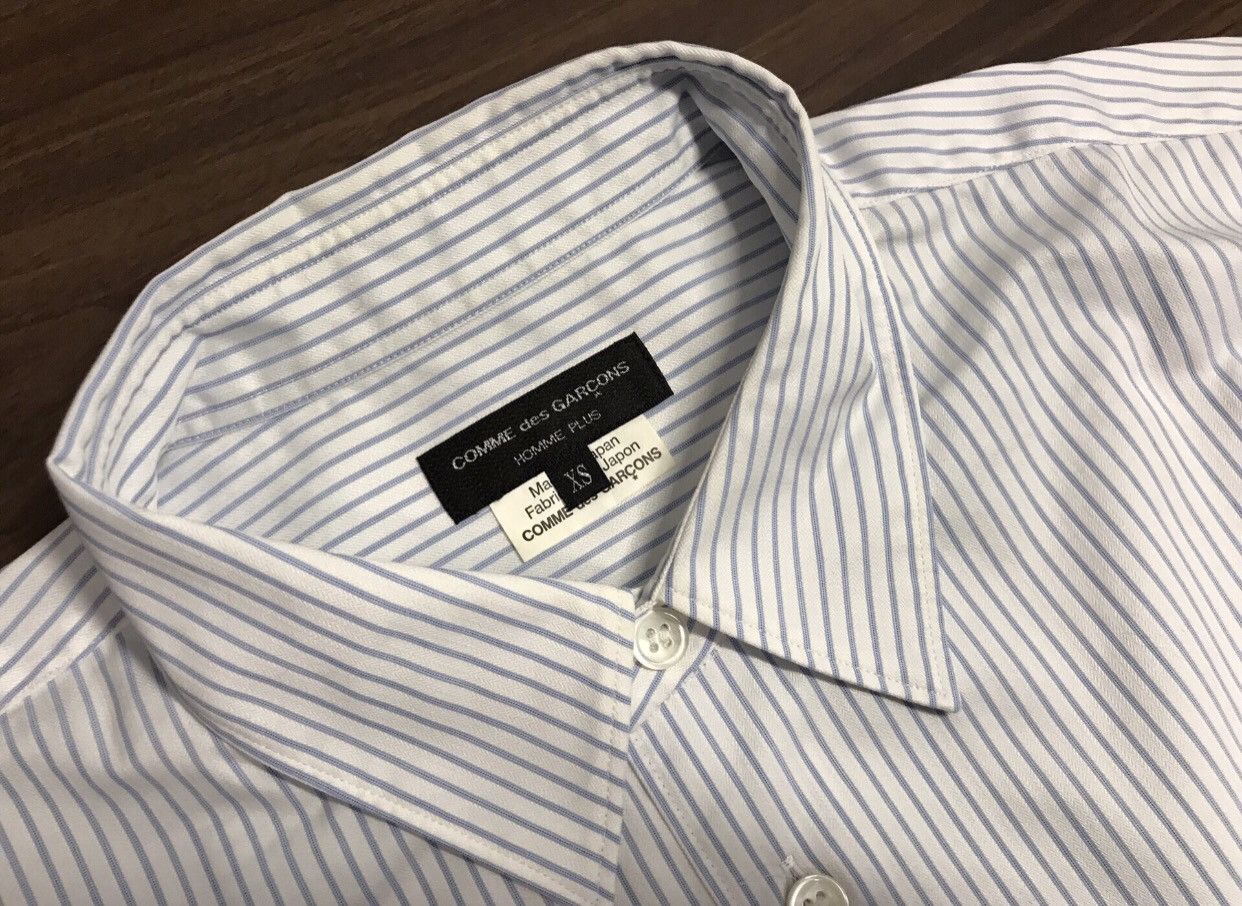 Comme des Garcons Striped long sleeved shirt 2412-Nextarrow Size US XS / EU 42 / 0 - 5 Thumbnail