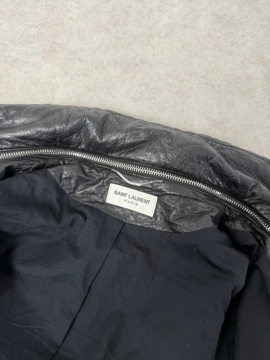 Saint Laurent Paris AW2017 Saint Laurent Black Premium Leather Jacket Size US M / EU 48-50 / 2 - 10 Thumbnail