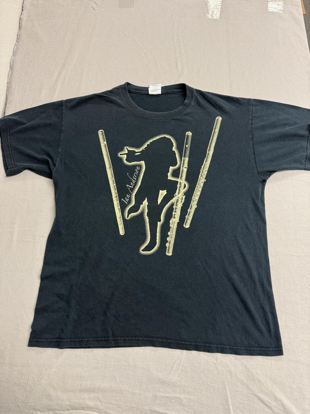 Gildan Ian Anderson Flute Tour T-shirt - Jethro Tull Flutes Tee L Size US L / EU 52-54 / 3 - 1 Thumbnail