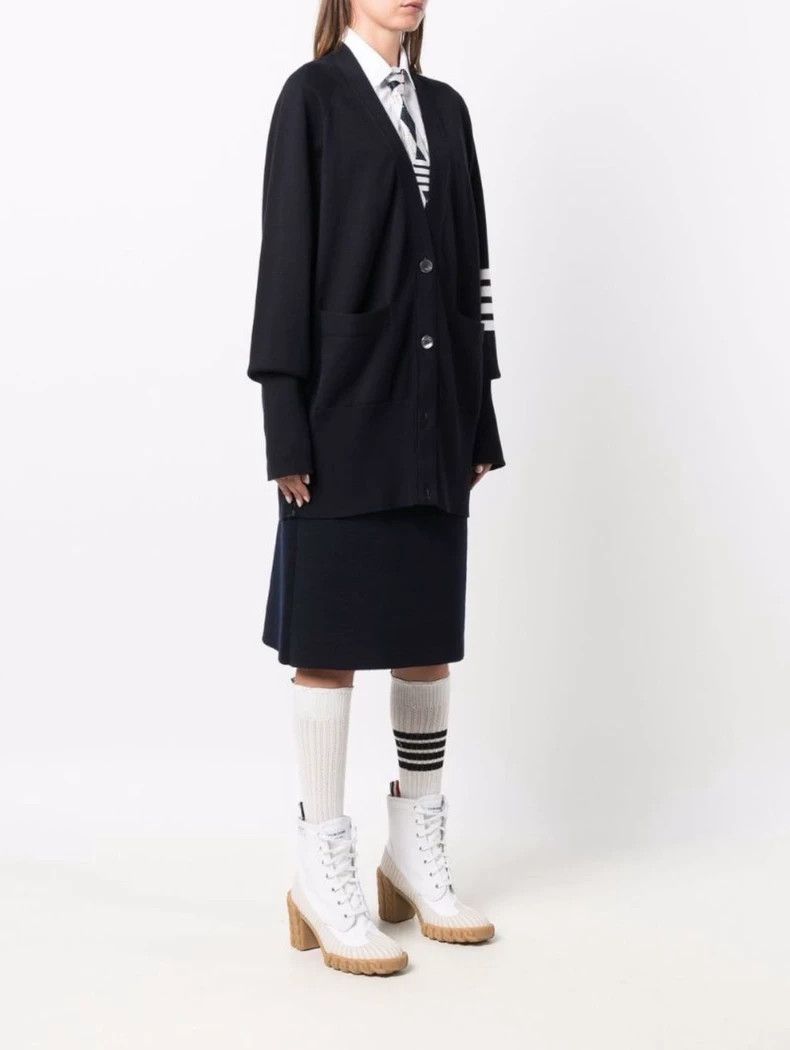 Thom Browne Thom Browne Knitted cardigan Size US XS / EU 42 / 0 - 5 Thumbnail