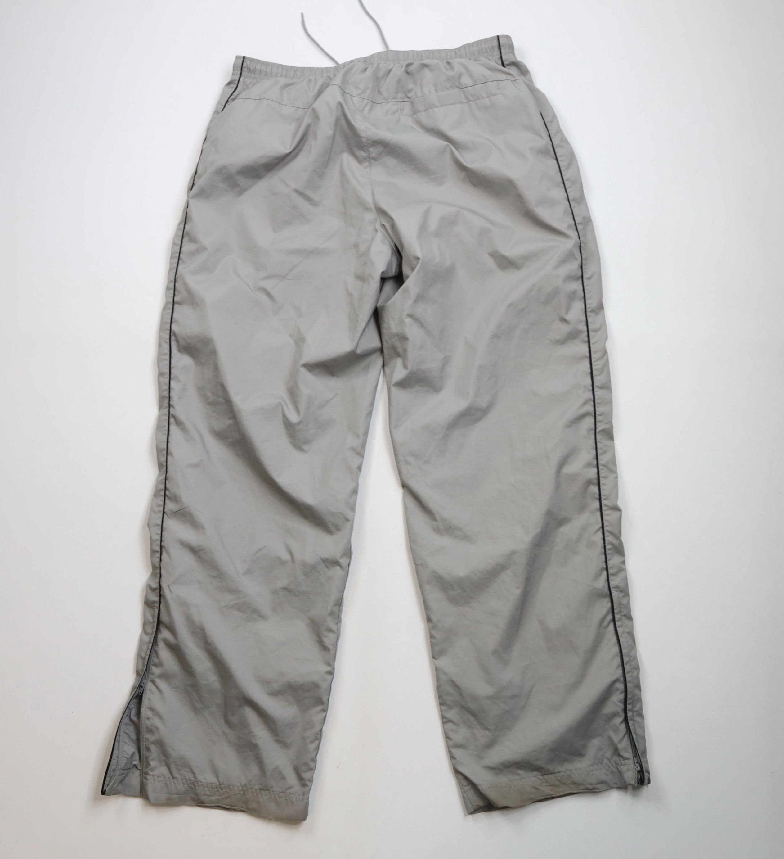 Nike × Vintage Vintage Nike Scott Mini Swoosh Lined Wide Leg Pants Gray Size US 40 / EU 56 - 10 Thumbnail