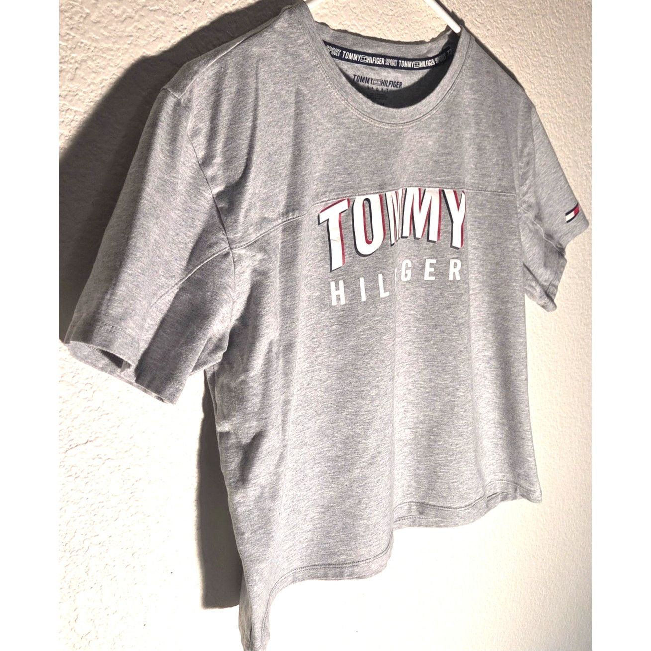 Tommy Hilfiger Tommy Hilfiger Women's Grey Cropped T-Shirt - Medium Size M / US 6-8 / IT 42-44 - 4 Thumbnail
