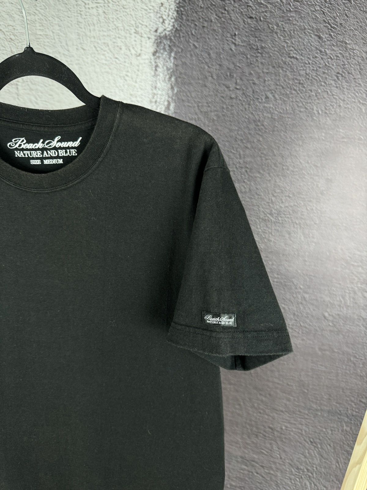 If Six Was Nine × Japanese Brand × Vintage Beach Sound nature and blue vintage black basic tee shirt Size US M / EU 48-50 / 2 - 7 Thumbnail
