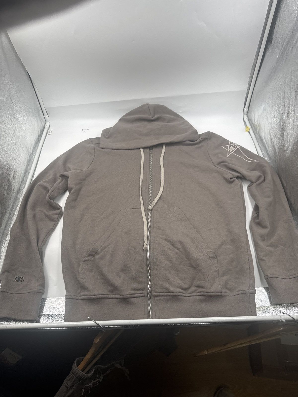 Rick Owens x Champion Jasons Full Zip Hoodie
