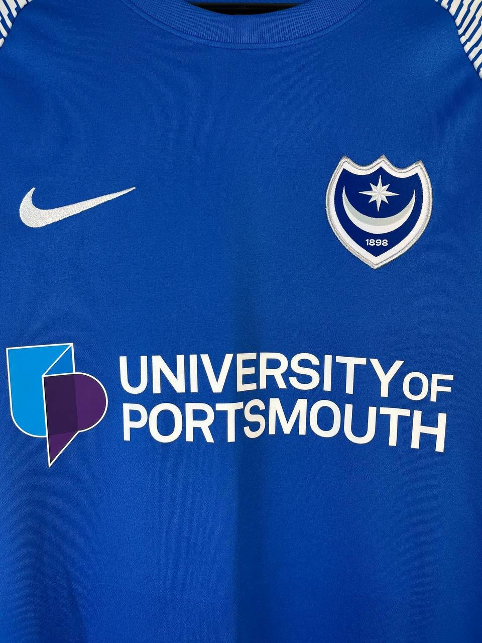 Nike ike Portsmouth FC 2022/23 Home Shirt Football Sz L Size US L / EU 52-54 / 3 - 2 Thumbnail