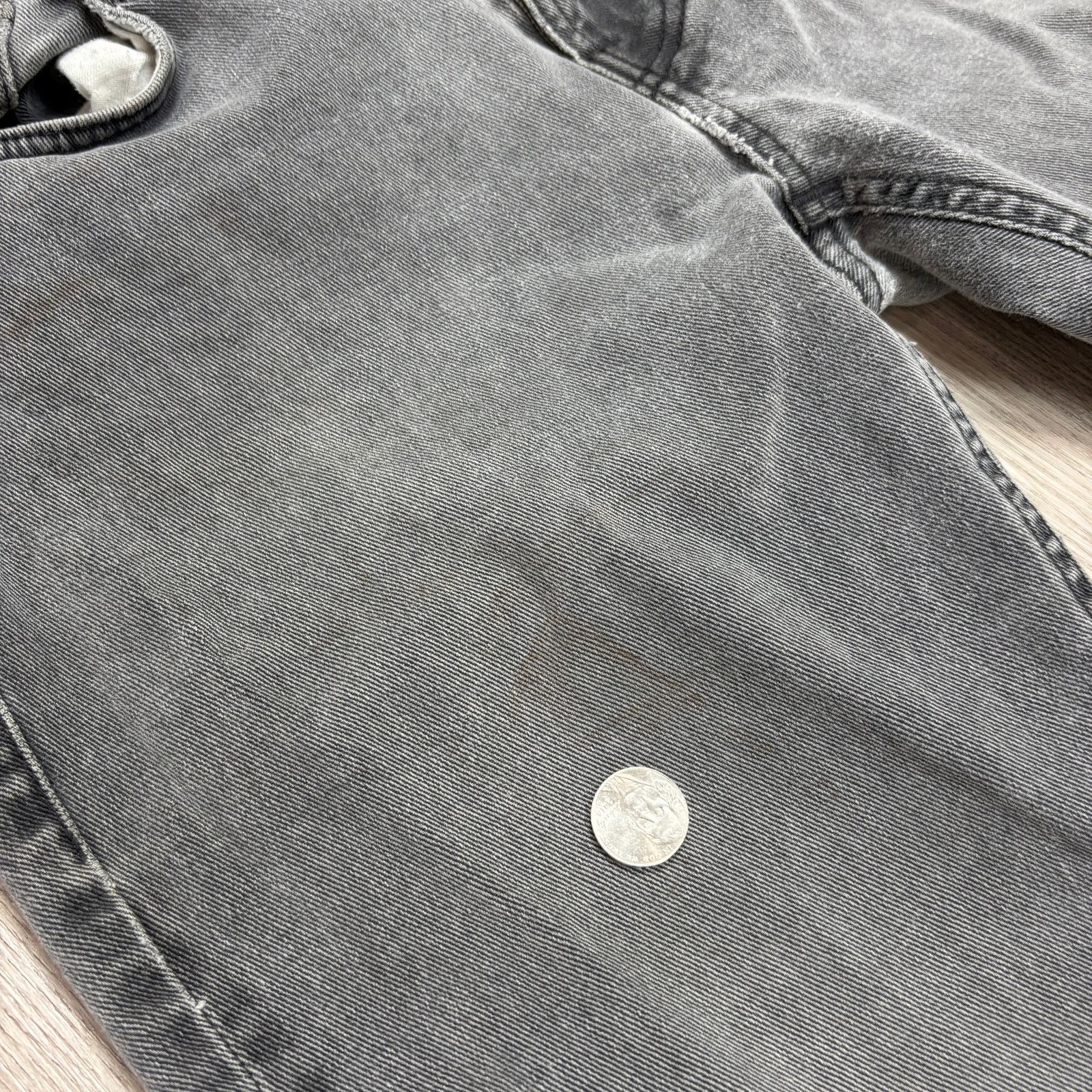 Nudie Jeans Nudie Jeans Co Thin Finn Superused Grey Denim Jeans 33x31 Size US 33 - 14 Thumbnail