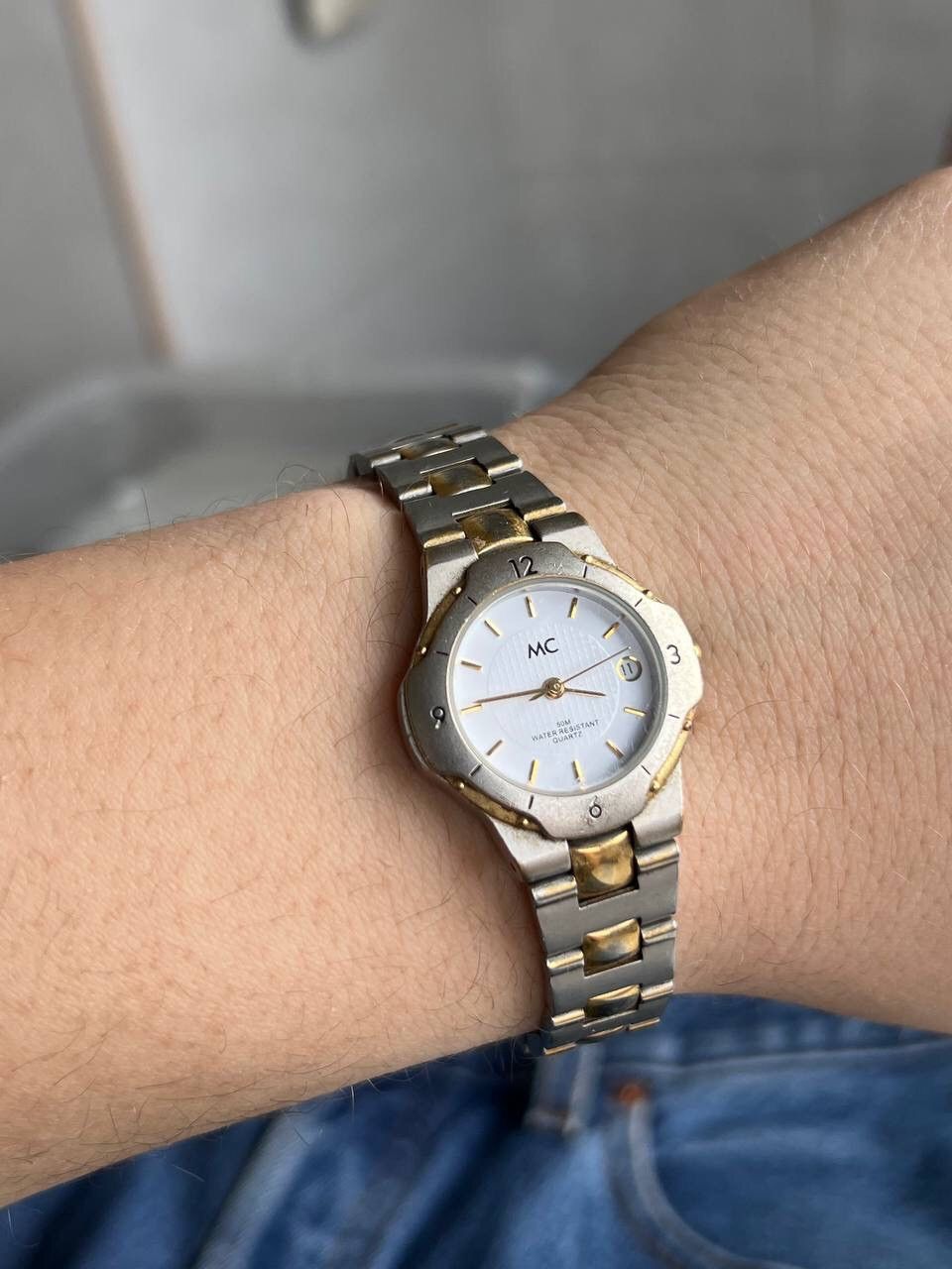 Japanese Brand × Vintage Vintage Japanese style futuristic Form Calendar Watch Size ONE SIZE - 7 Thumbnail